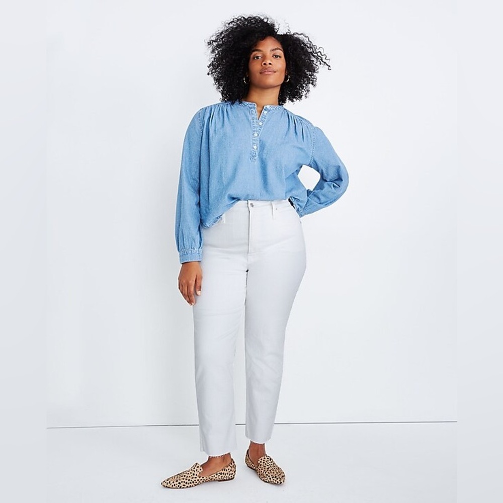 Madewell The Perfect Vintage Jean in Tile White Womens size 29